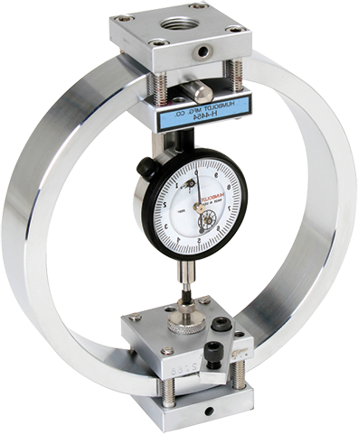 Load Ring with analog dial indicator, 5500lbf, 25.0 kn, 2500 kgf