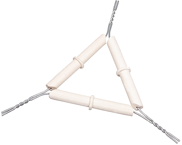 三角形，铁丝(16ga)镀锌与法兰管杆