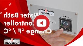 Video Thumbnail for 洪堡 水浴 Temperature Controller Instruction to Unlock Lock change Fahrenheit to Celsius